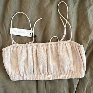 The Great Eros Isa Bandeau in Cream (S)